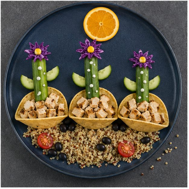 Cactus tacos design