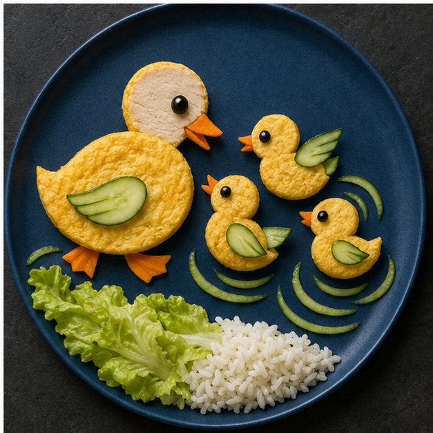 Duck & ducklings design